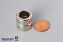 3/4" od x 1/2" id x 3/8" N45 Neodymium Ring Magnet - photo 5