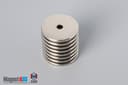 3/4" od x 1/8" id x 1/16" N45 Neodymium Ring Magnet - photo 4