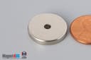 3/4" od x 1/8" id x 1/8" N42 Neodymium Ring Magnet - photo 3