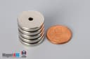 3/4" od x 1/8" id x 1/8" N42 Neodymium Ring Magnet - photo 5
