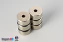 3/4" od x 3/16" id x 3/8" N45 Neodymium Ring Magnet - photo 4