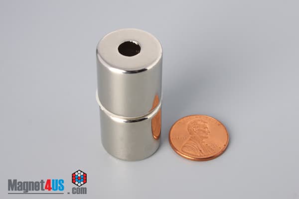 3/4" od x 1/4" id x 3/4" N52 Neodymium Ring Magnet - photo 5