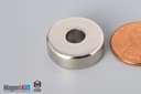 3/4" od x 1/4" id x 1/4" N45 Neodymium Ring Magnet - photo 3