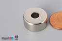 3/4" od x 1/4" id x 3/8" N45 Neodymium Ring Magnet - photo 3
