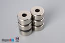 3/4" od x 1/4" id x 3/8" N45 Neodymium Ring Magnet - photo 4