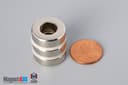 3/4" od x 3/8" id x 1/4" N45 Neodymium Ring Magnet - photo 5