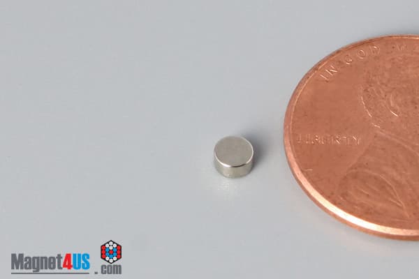 1/10" dia. x 1/16" N52 Neodymium Disc Magnet - photo 3