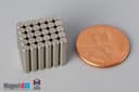 1/10" dia. x 1/2" N45 Neodymium Cylinder Magnet - photo 3