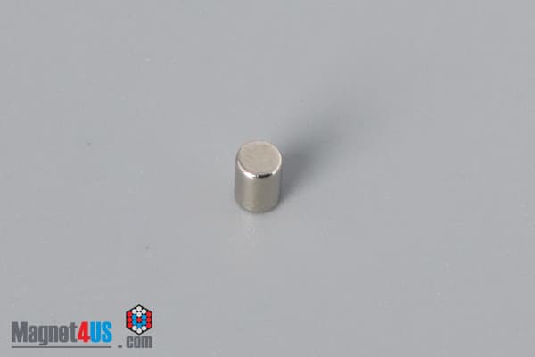 1/10" dia. x 3/16" N45 Neodymium Cylinder Magnet - photo 2