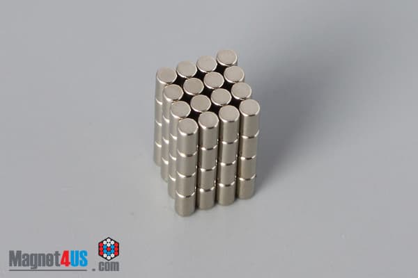 1/10" dia. x 3/16" N45 Neodymium Cylinder Magnet - photo 4