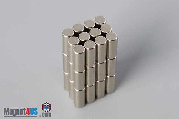 1/10" dia. x 1/4" N45 Neodymium Cylinder Magnet - photo 4
