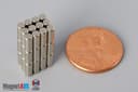 1/10" dia. x 1/4" N45 Neodymium Cylinder Magnet - photo 5