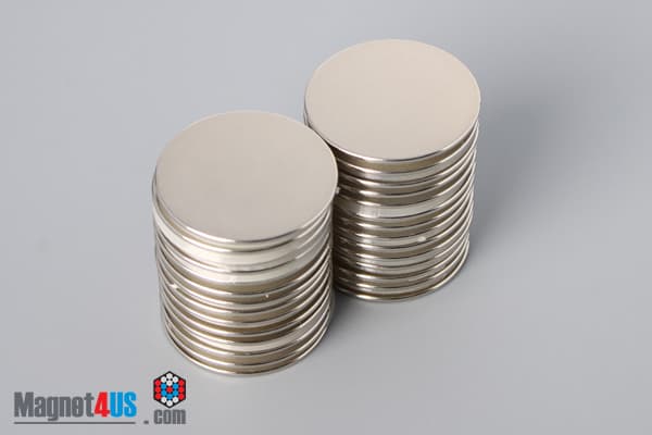 13/16" dia. x 1/32" N45 Neodymium Disc Magnet - photo 4