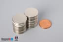 13/16" dia. x 1/32" N45 Neodymium Disc Magnet - photo 5