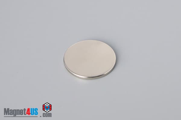 13/16" dia. x 1/16" N45 Neodymium Disc Magnet - photo 2