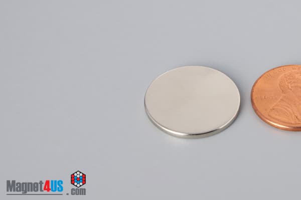 13/16" dia. x 1/16" N45 Neodymium Disc Magnet - photo 3