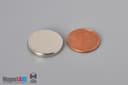13/16" dia. x 1/8" N45 Neodymium Disc Magnet - photo 1
