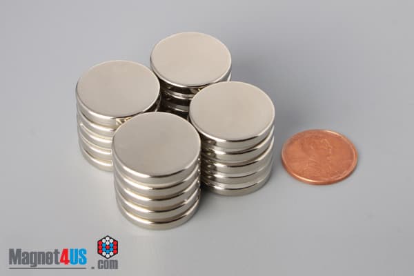 13/16" dia. x 1/8" N45 Neodymium Disc Magnet - photo 5
