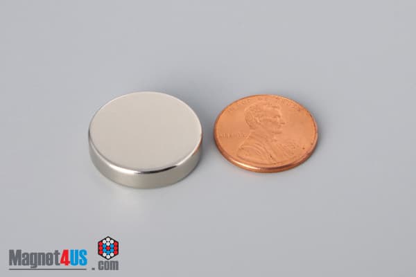 13/16" dia. x 2/10" N45 Neodymium Disc Magnet