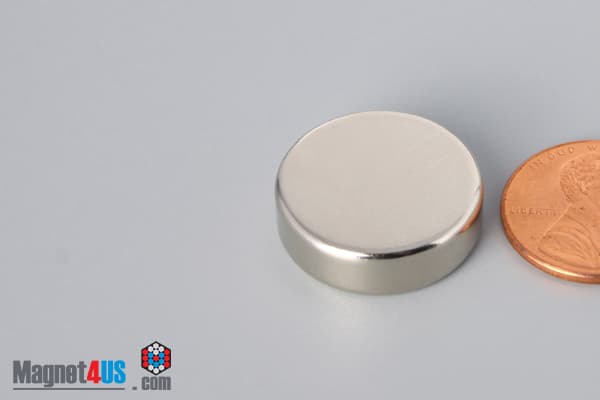 13/16" dia. x 1/4" N45 Neodymium Disc Magnet - photo 3