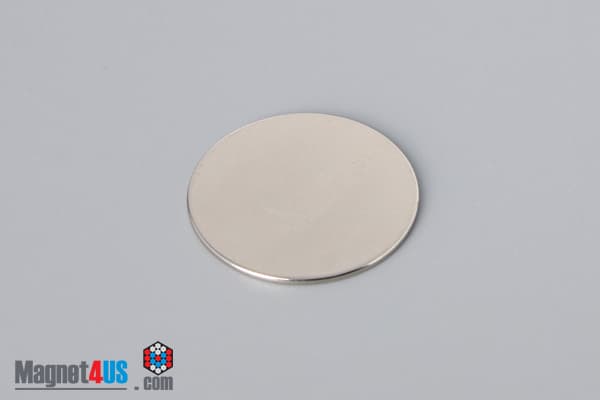 7/8" dia. x 1/32" N40 Neodymium Disc Magnet - photo 2