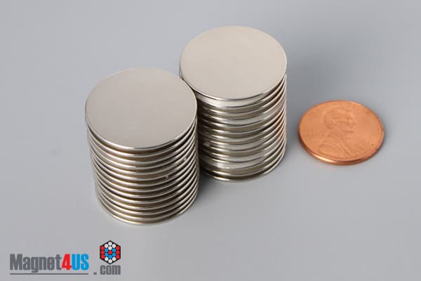 7/8" dia. x 1/32" N40 Neodymium Disc Magnet - photo 5