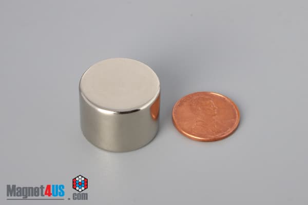 7/8" dia. x 5/8" N45 Neodymium Disc Magnet - photo 1