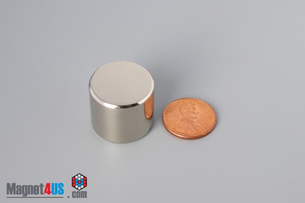 7/8" dia. x 3/4" N45 Neodymium Disc Magnet