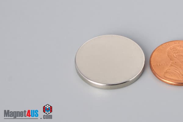 7/8" dia. x 3/32" N45 Neodymium Disc Magnet - photo 3
