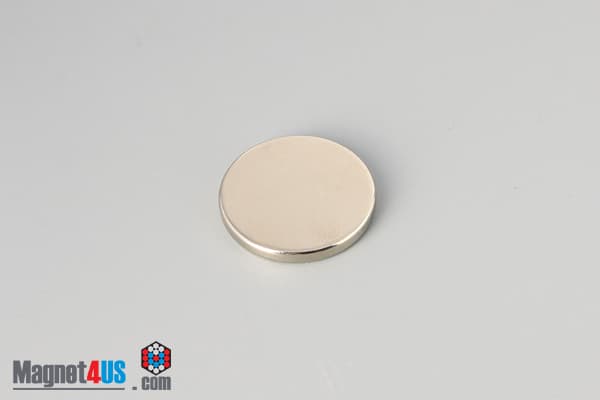7/8" dia. x 1/10" N40 Neodymium Disc Magnet - photo 2