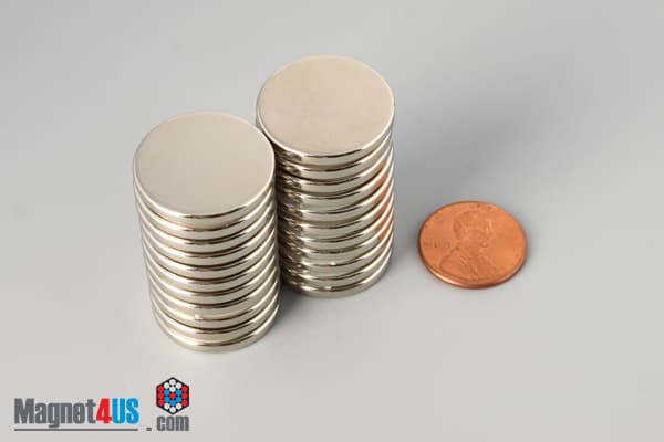 7/8" dia. x 1/10" N40 Neodymium Disc Magnet - photo 5