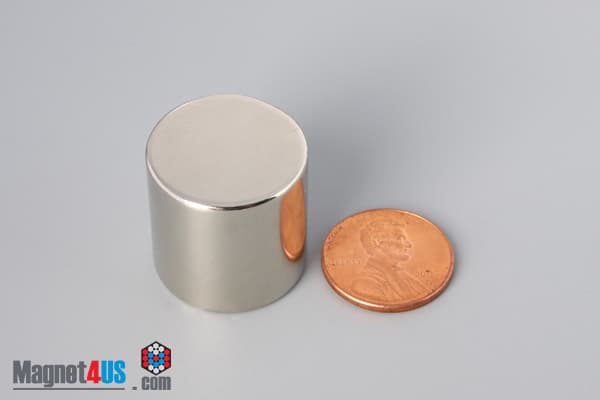 7/8" dia. x 7/8" N40 Neodymium Cylinder Magnet