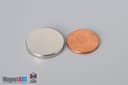 7/8" dia. x 1/8" N40 Neodymium Disc Magnet - photo 1