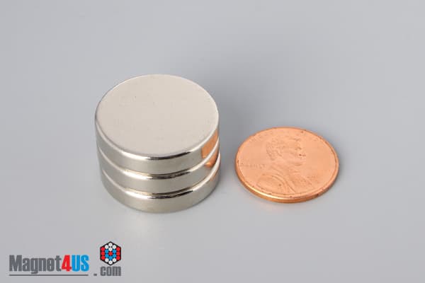 7/8" dia. x 3/16" N40 Neodymium Disc Magnet - photo 5