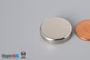 7/8" dia. x 2/10" N45 Neodymium Disc Magnet - photo 3