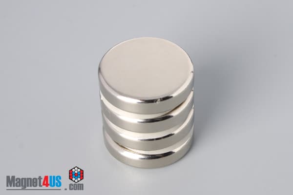 7/8" dia. x 2/10" N45 Neodymium Disc Magnet - photo 4