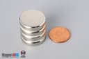 7/8" dia. x 2/10" N45 Neodymium Disc Magnet - photo 5
