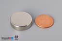 7/8" dia. x 1/4" N45 Neodymium Disc Magnet - photo 1