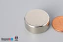 7/8" dia. x 3/8" N45 Neodymium Disc Magnet - photo 3
