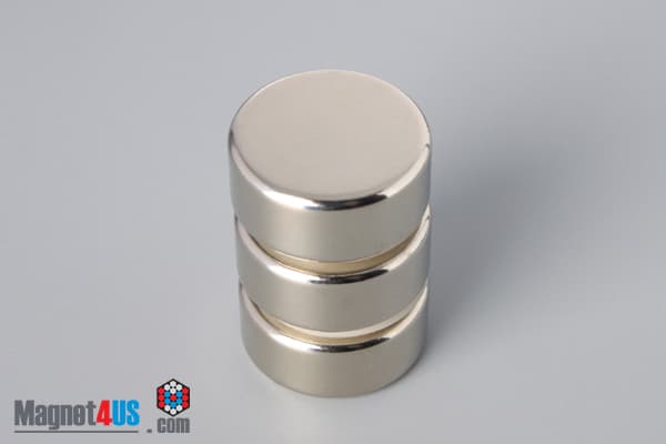 7/8" dia. x 3/8" N45 Neodymium Disc Magnet - photo 4