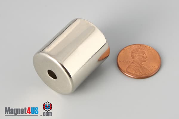 7/8" od x 3/16" id x 1" N45 Neodymium Ring Magnet - photo 1