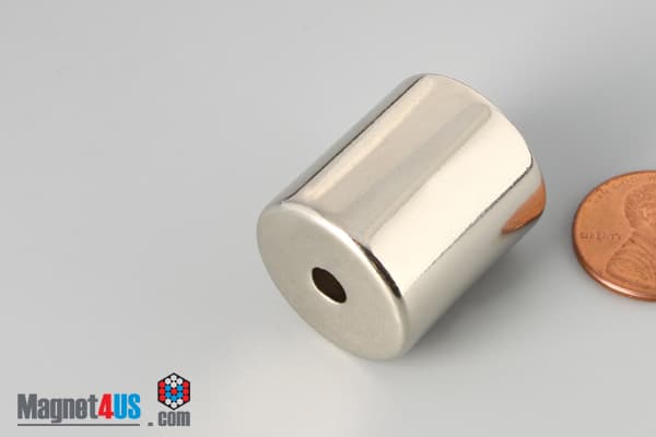 7/8" od x 3/16" id x 1" N45 Neodymium Ring Magnet - photo 3
