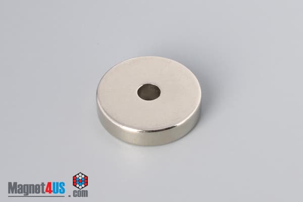 7/8" od x 3/16" id x 2/10" N45 Neodymium Ring Magnet - photo 2