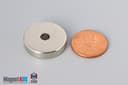 7/8" od x 3/16" id x 2/10" N45 Neodymium Ring Magnet - photo 1