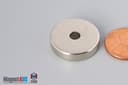 7/8" od x 3/16" id x 2/10" N45 Neodymium Ring Magnet - photo 3