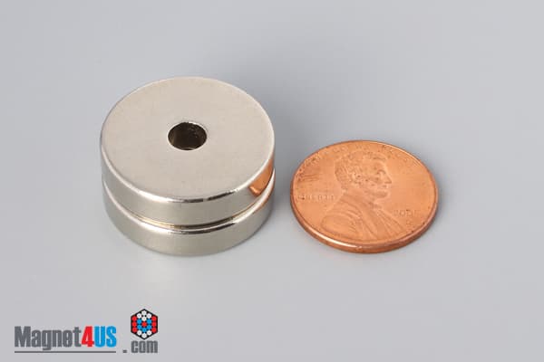 7/8" od x 3/16" id x 2/10" N45 Neodymium Ring Magnet - photo 5