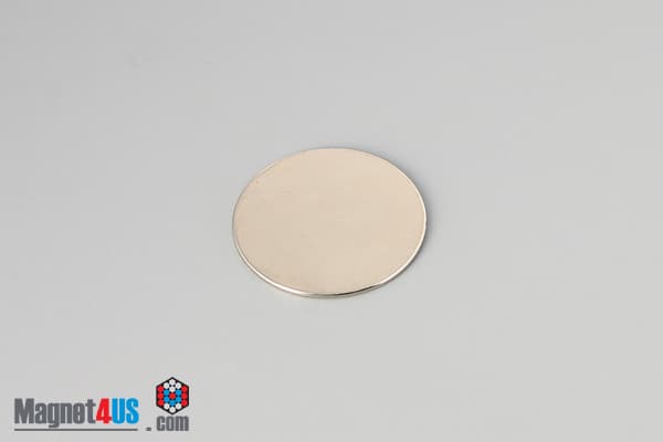15/16" dia. x 1/32" N45 Neodymium Disc Magnet - photo 2