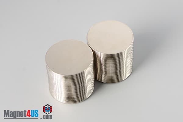 15/16" dia. x 1/32" N45 Neodymium Disc Magnet - photo 4