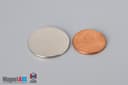 15/16" dia. x 1/16" N45 Neodymium Disc Magnet - photo 1