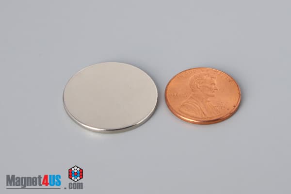 15/16" dia. x 1/16" N45 Neodymium Disc Magnet